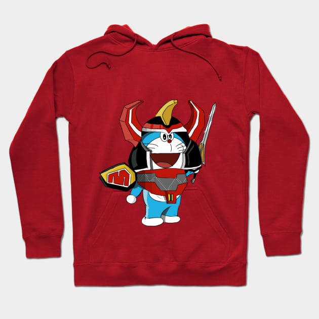 Doraemon Megazord Power Ranger Shirt Hoodie by PeterCraft